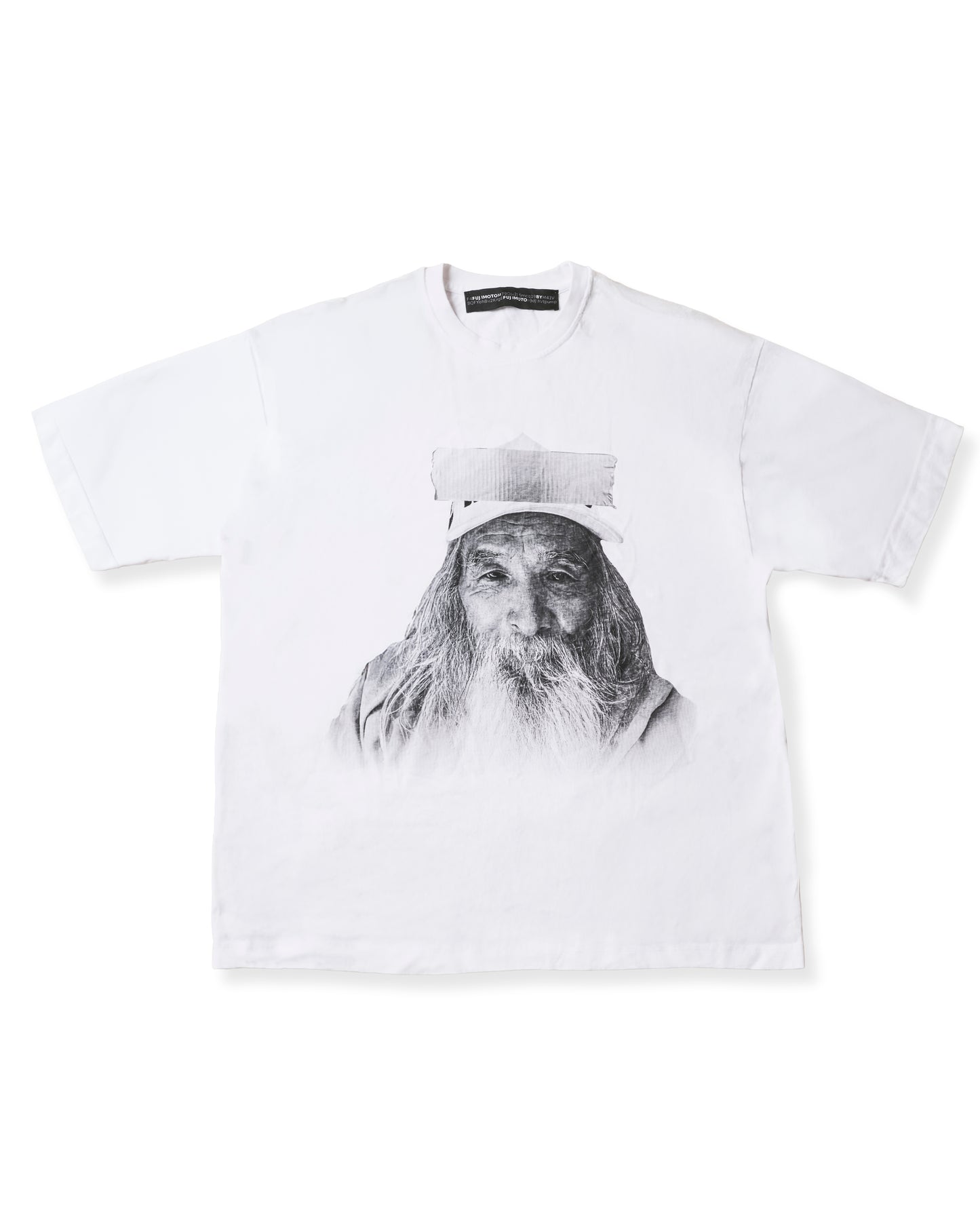 FUJI FACE TEE - TAPE WHITE